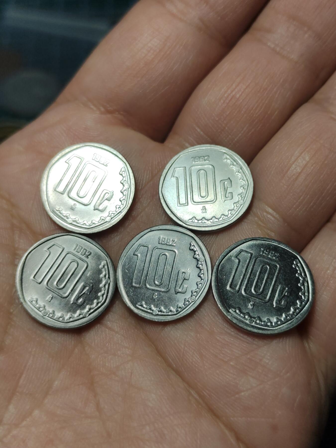 2026年第四十场(总第二百零九场）外国好品散币场(免佣金) 好品–墨西哥🇲🇽1992年10分五枚