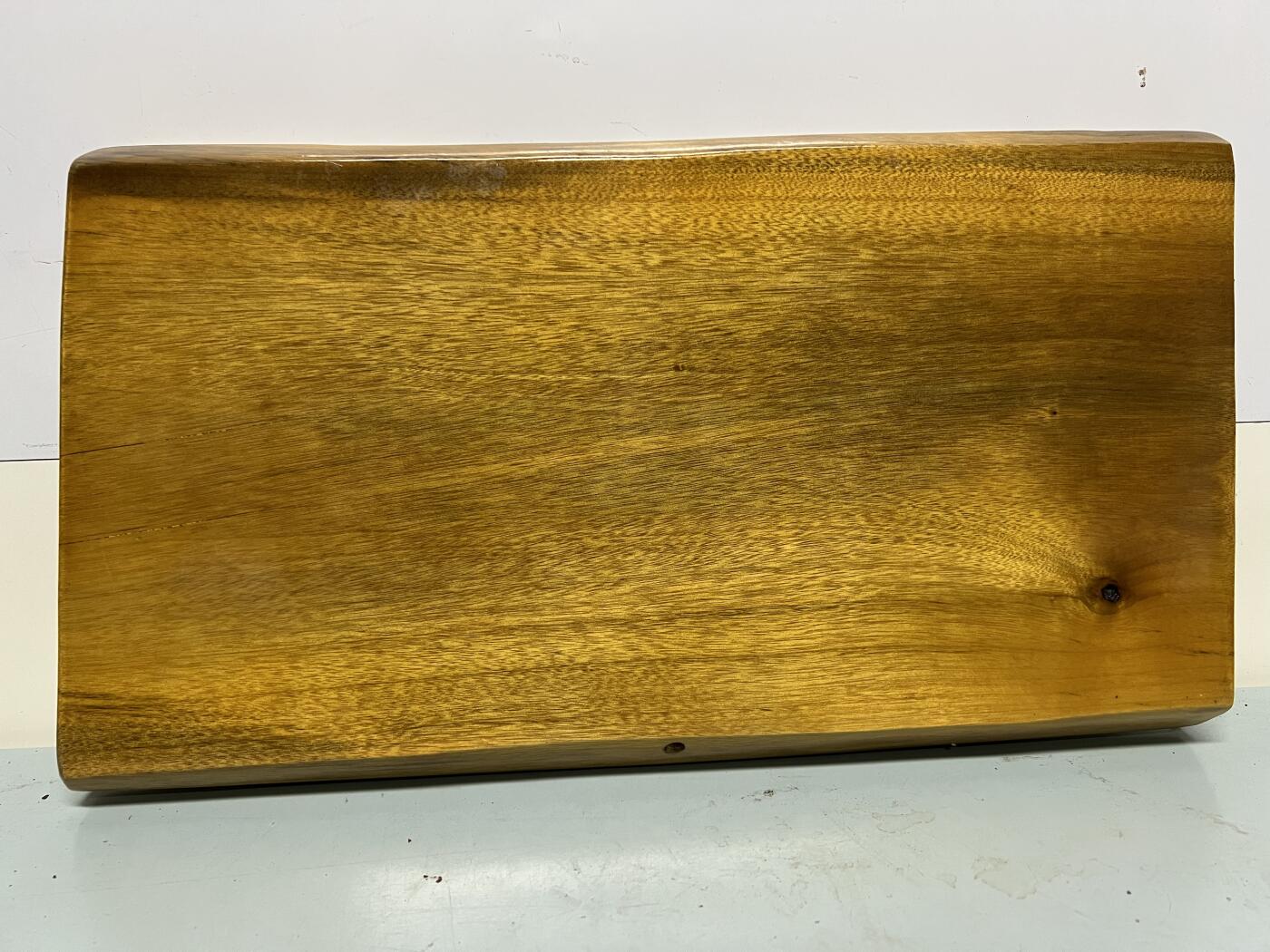 零元拍：NO5-7金丝楠茶盘 金光闪闪。尺寸约：43/24/3CM