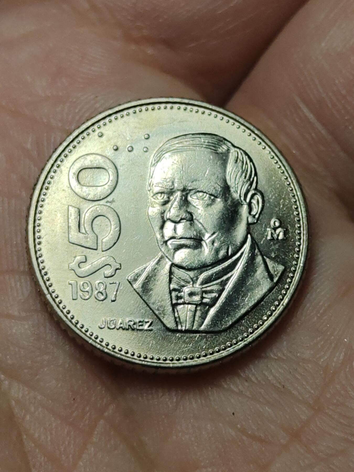 2026年第四十场(总第二百零九场）外国好品散币场(免佣金) 墨西哥🇲🇽1987年50比索