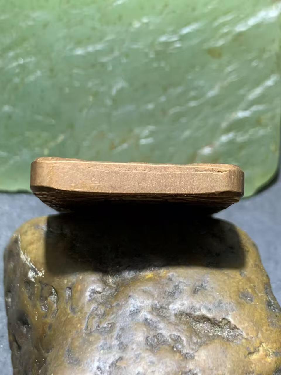 精美紫铜象神护身牌一个，