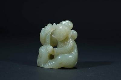 上海都达杂项专场七十二【全场包邮】 - 和田玉雕小童子摆件68-85