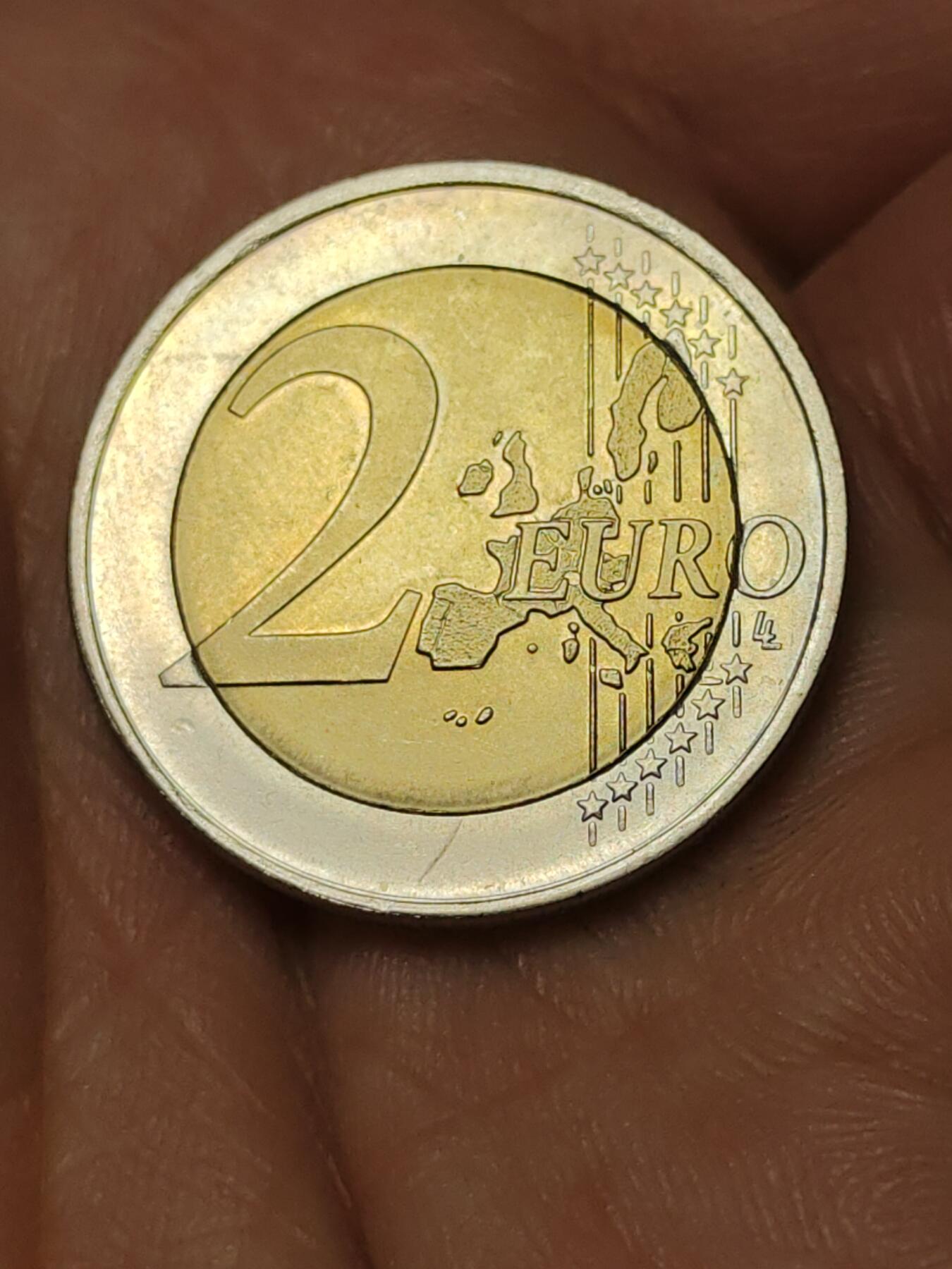 2026年第四十场(总第二百零九场）外国好品散币场(免佣金) 德国🇩🇪2002年2欧元(第一版欧洲地图，首发年，D标慕尼黑造)