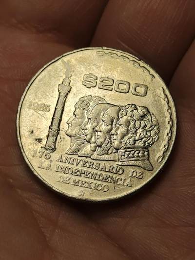 2026年第四十场(总第二百零九场）外国好品散币场(免佣金) - 墨西哥🇲🇽1985年200比索