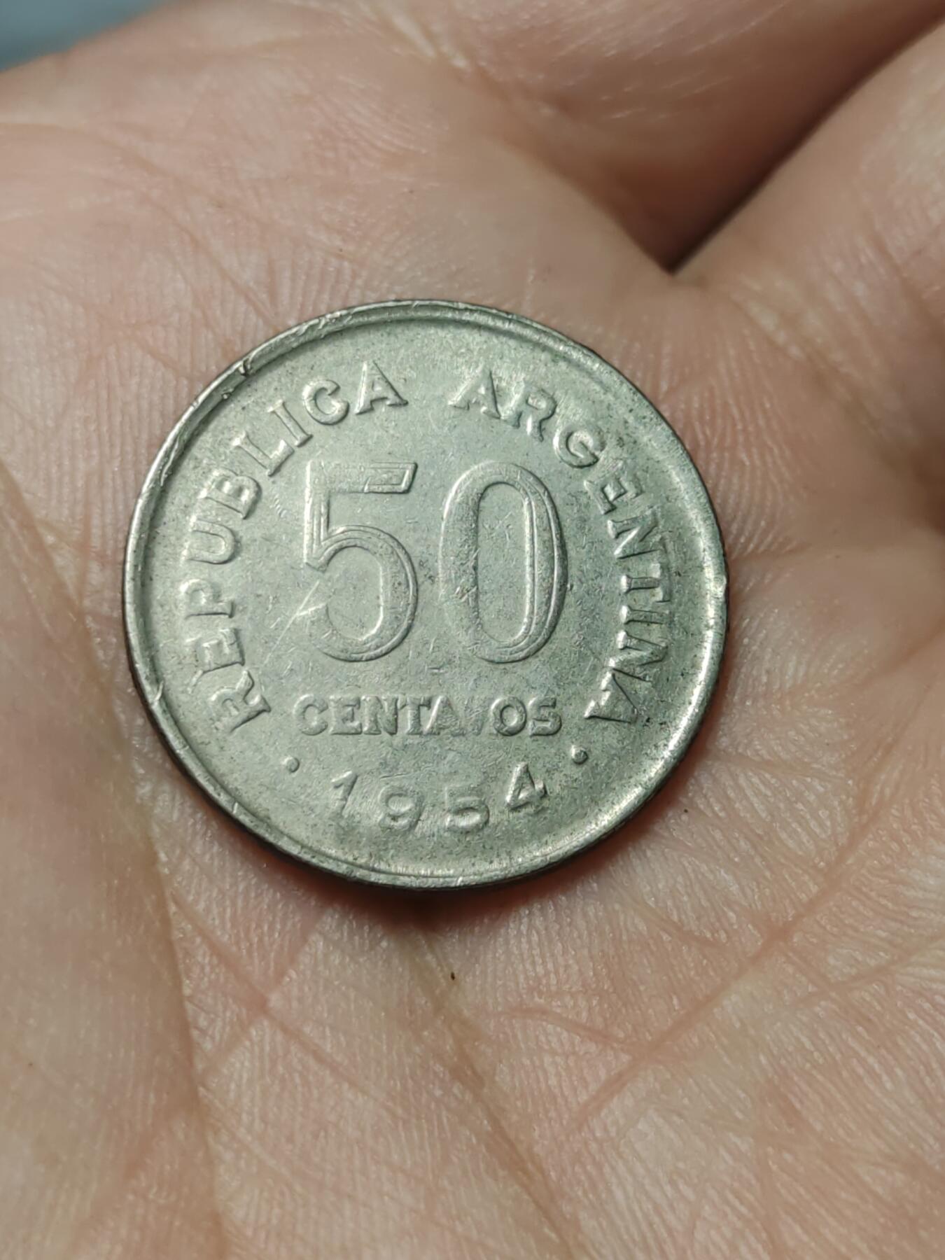 2026年第四十场(总第二百零九场）外国好品散币场(免佣金) 阿根廷🇦🇷1954年50分