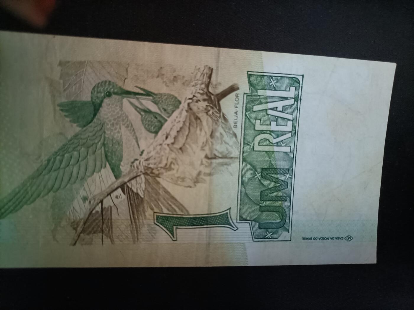 【游宝拍卖】丙午马年第20期 周六截拍 巴西-1雷亚尔【AA冠 流通普品 或为水洗 荧光反应详图3图4】