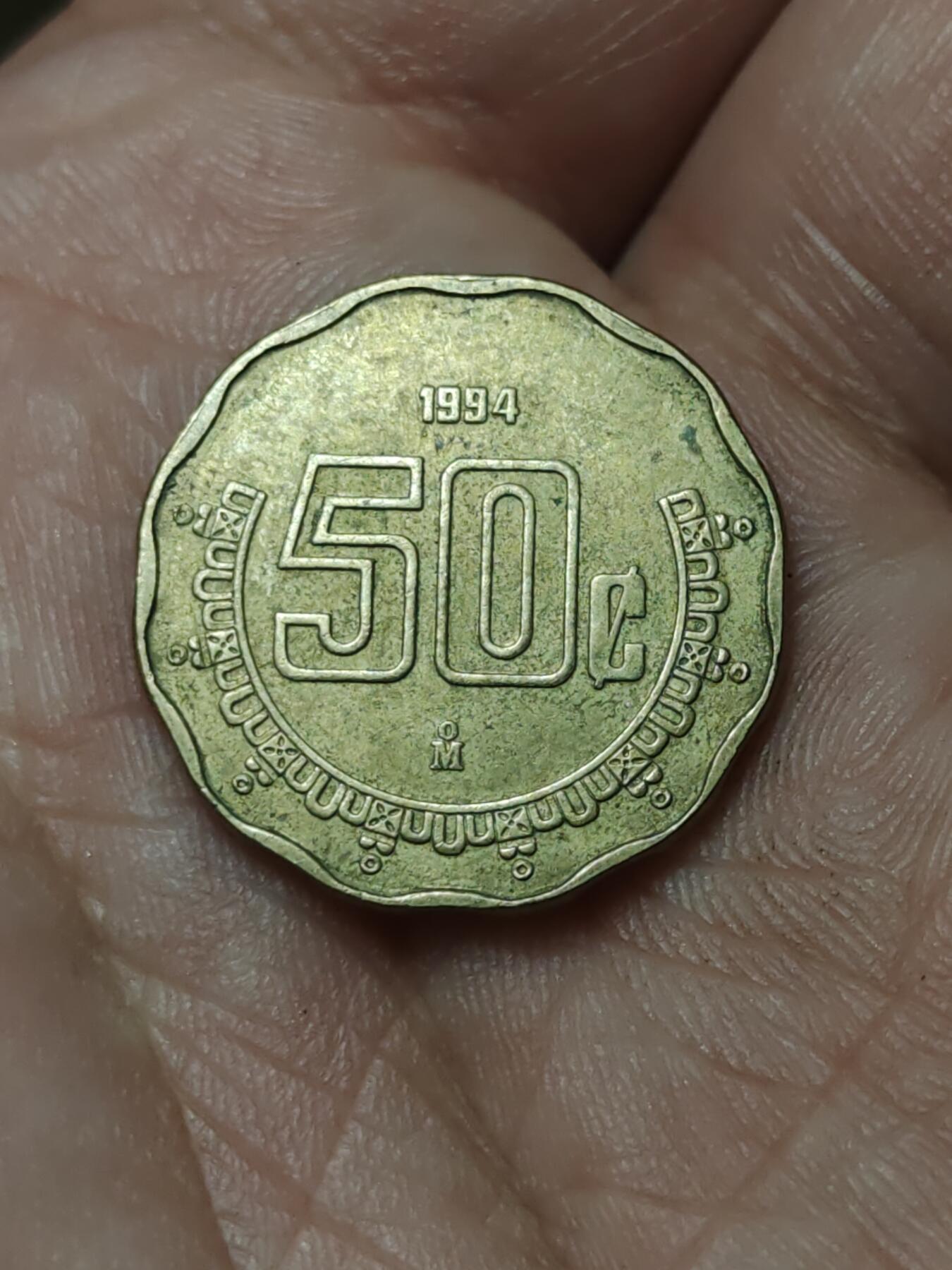 2026年第四十场(总第二百零九场）外国好品散币场(免佣金) 墨西哥🇲🇽1994年50分