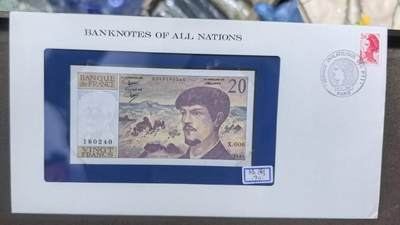 北京马甸外国币专卖第150期，外国纸币专场，陆续上拍，欢迎关注 - 美国福兰克林造币厂邮币封：法国