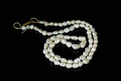 上海都达杂项专场103【全场包邮】  天然米粒珍珠项链68-144