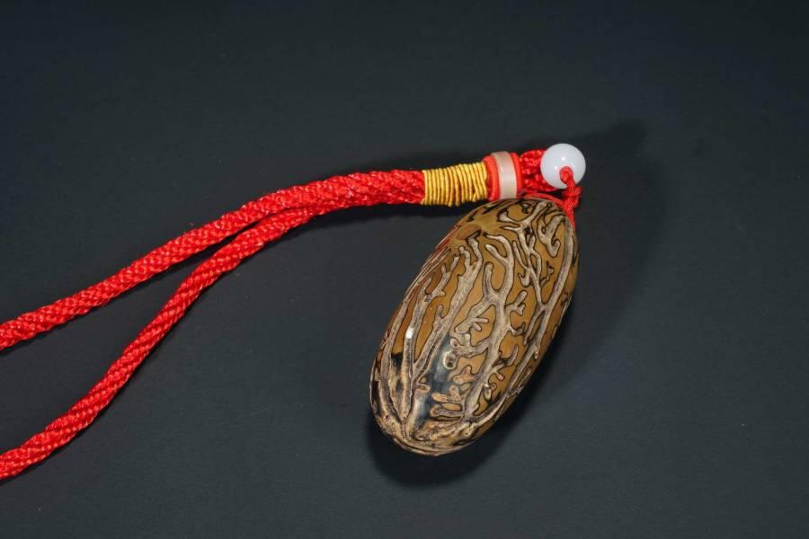 上海都达杂项专场六十六【全场包邮】 千眼菩提手把件62-178