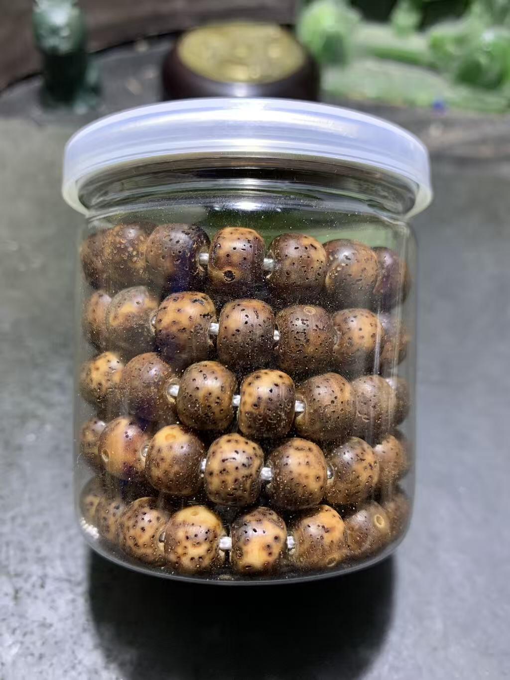 原生态9+7易拉罐108星月菩提一条，