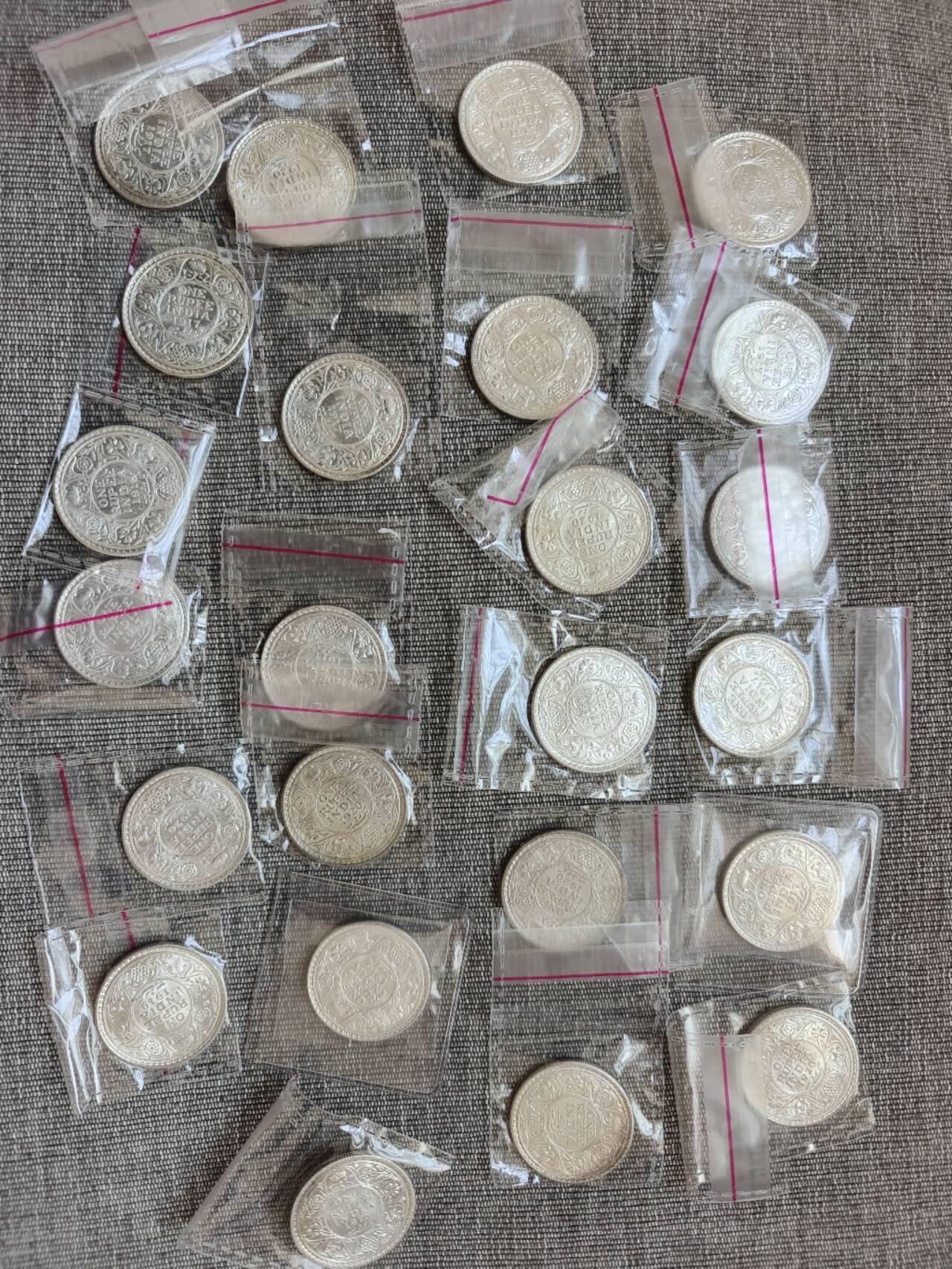 原光英属印度乔治五世卢比银币批量