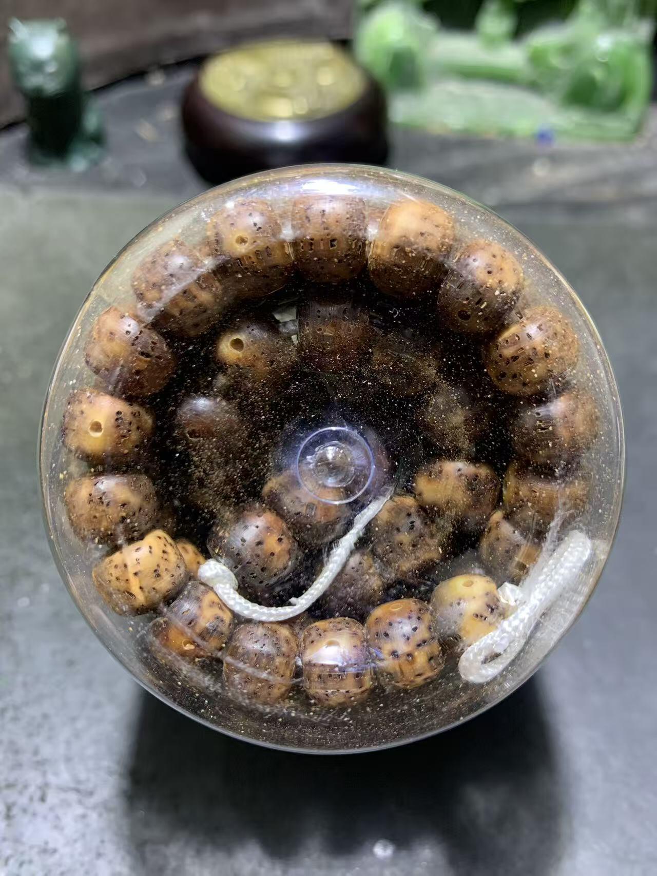 原生态9+7易拉罐108星月菩提一条，