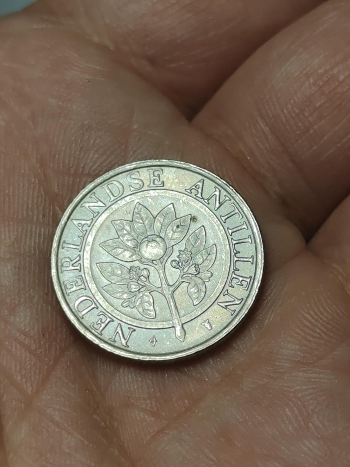 2026年第四十场(总第二百零九场）外国好品散币场(免佣金) 好品–荷属安的列斯1990年25分(贝娅特丽克丝女王时期，Bow–弓箭标)