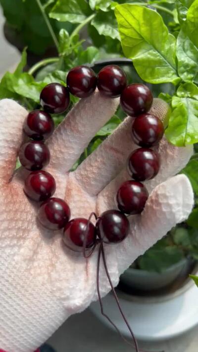 零元拍：印度小叶紫檀 1.8琴料手串。妥妥的高油高密，檀香宜人