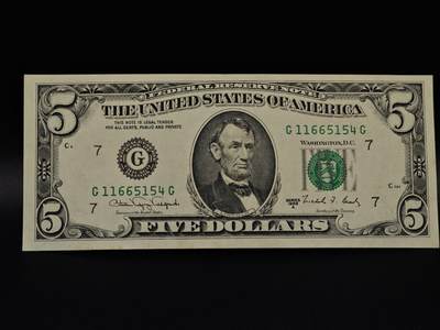  【淘币小摊】限时拍第八百九十拍   纸币场    每周一统一发货 - 美国5美元纸币