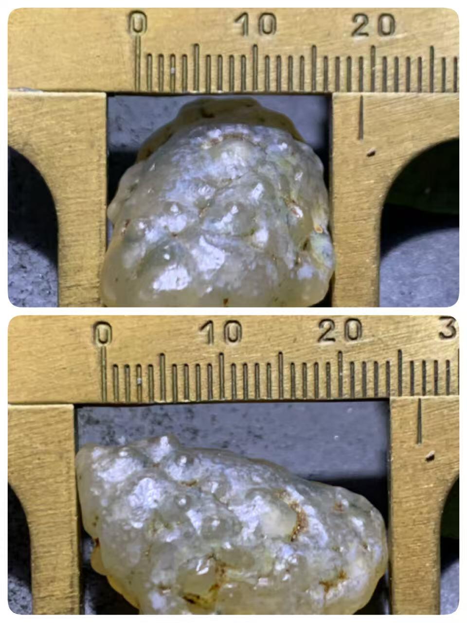 精美戈壁高玉化冻料奶油皮筋脉石原石一颗