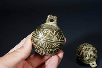 上海都达杂项专场103【全场包邮】  清代 风调雨顺铜铃铛 3件67-187