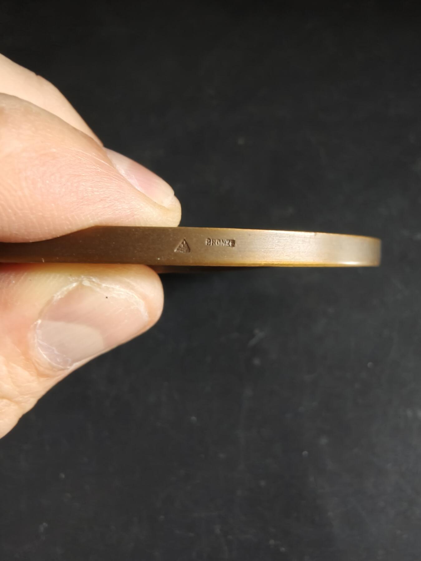 老王徽章第191期 法属阿尔及利亚奥兰市著名医生朱尔·阿巴迪大铜章     高浮雕       直径90mm     重量268.9g直径