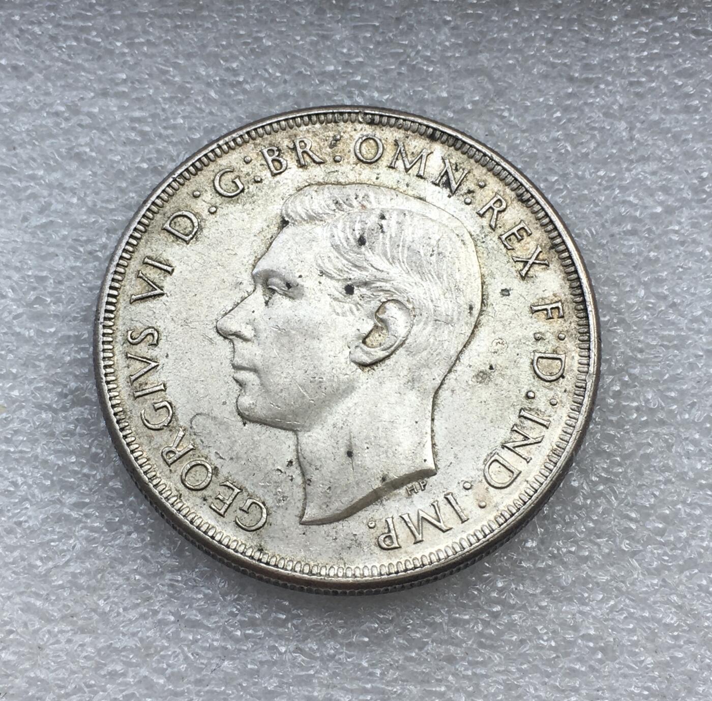 世界钱币专场拍卖 每周二开拍 1937年澳大利亚皇冠一克朗银币 高银