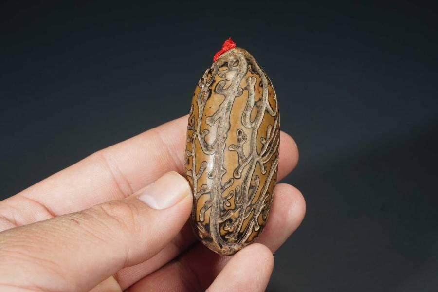 上海都达杂项专场六十六【全场包邮】 千眼菩提手把件62-178