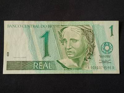 【游宝拍卖】丙午马年第20期 周六截拍 - 巴西-1雷亚尔【BB冠 流通好品VF-】