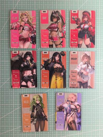 C先生卡牌 第26期 持续收拍品中…零手续费代拍 - 【彩闪】胜利女神《NIKKE妮姬》共8张