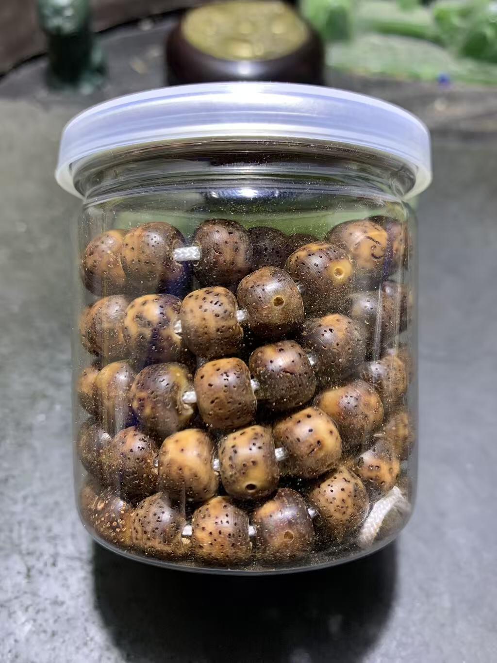 原生态9+7易拉罐108星月菩提一条，