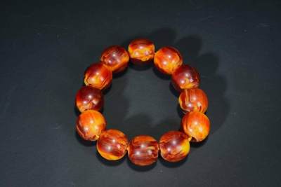 上海都达杂项专场103【全场包邮】  赛璐璐圆珠手串61-369