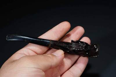 上海都达杂项专场103【全场包邮】  漆木龙头烟嘴68-80