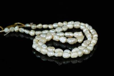 上海都达杂项专场103【全场包邮】  天然米粒珍珠项链68-144