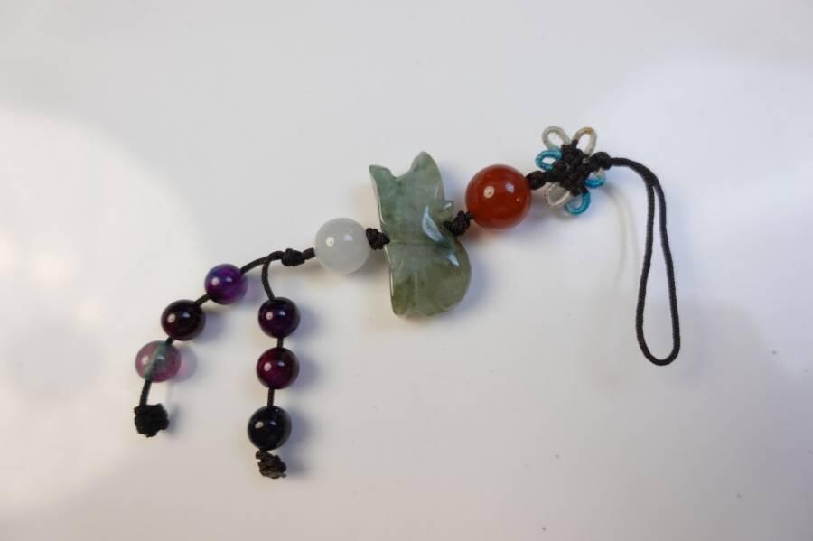 上海都达杂项专场七十二【全场包邮】 天然翡翠《生肖鼠》挂件68-129