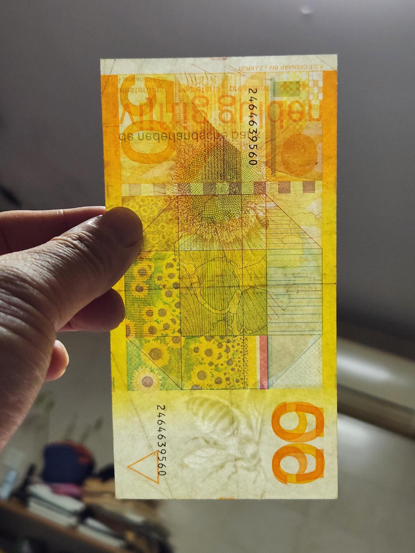 4月6号晚上8点 中外纸币自动截拍第52场 荷兰50原票