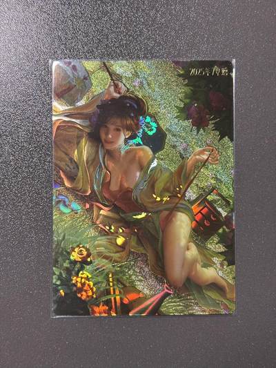 【梨花风起正清明】小王子卡拍第二十四场  - 卡玩帕克 25年7月满赠卡 镭雕百花谱 花蕊夫人