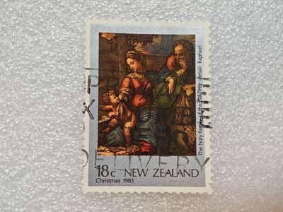  【淘币小摊】限时拍第八百九十一拍  外国老邮票 印花税票 火花纸品场    每周一统一发货 - 新西兰1983年宗教题材邮票