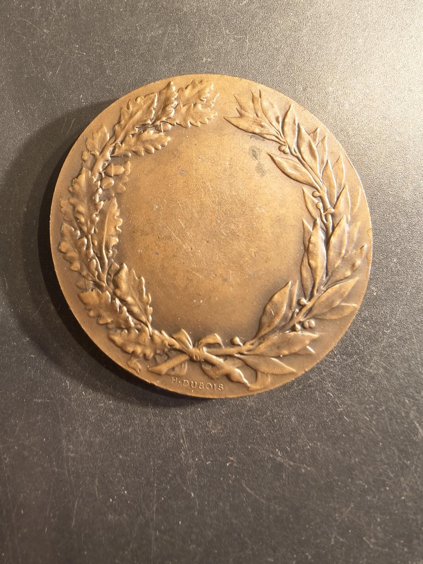 老王徽章第191期 法国自行车运动大铜章      直径50mm    重量58.8g