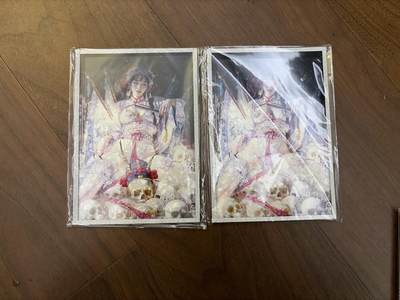 阳大大卡牌拍卖第108期（持续收拍品，周六晚上九点截拍，进群福利早知道） - 【色纸】焱卡西游4 白骨夫人 原画+异话 一对