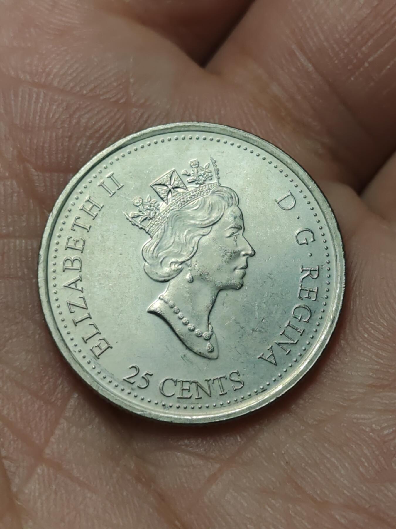 2026年第四十场(总第二百零九场）外国好品散币场(免佣金) 加拿大🇨🇦2000年25分(千禧年纪念币，创新主题)