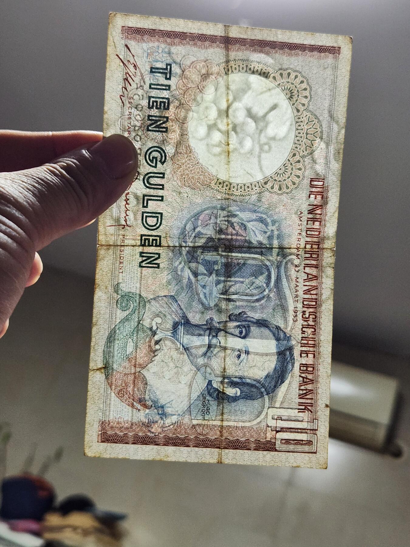 4月6号晚上8点 中外纸币自动截拍第52场 荷兰10原票