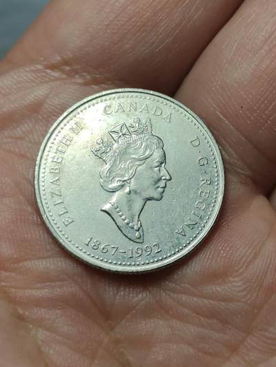 2026年第四十场(总第二百零九场）外国好品散币场(免佣金) - 加拿大🇨🇦1992年25分(联邦成立125周年育空地区纪念币)