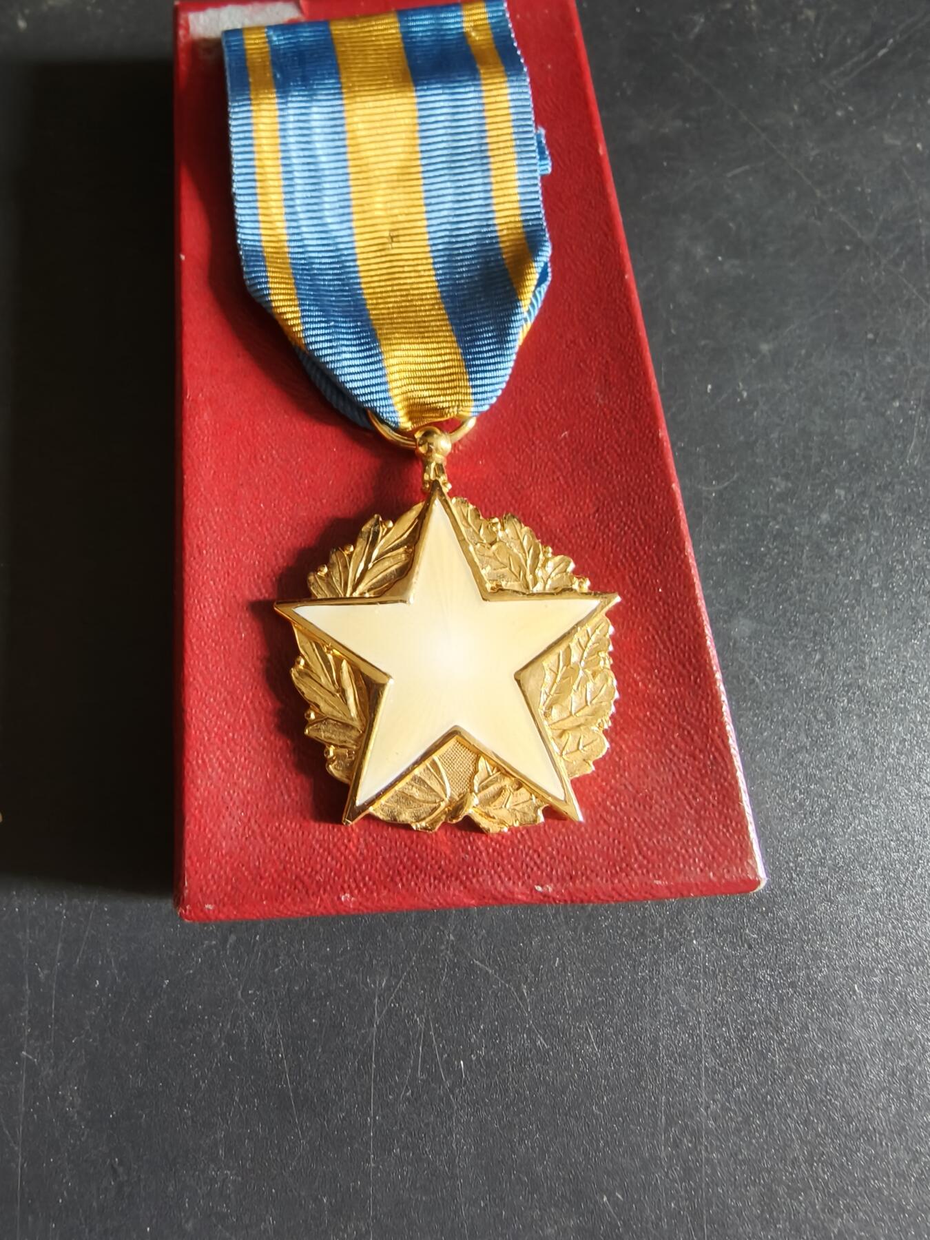 老王徽章第191期 法国民事战伤奖章    带纸盒