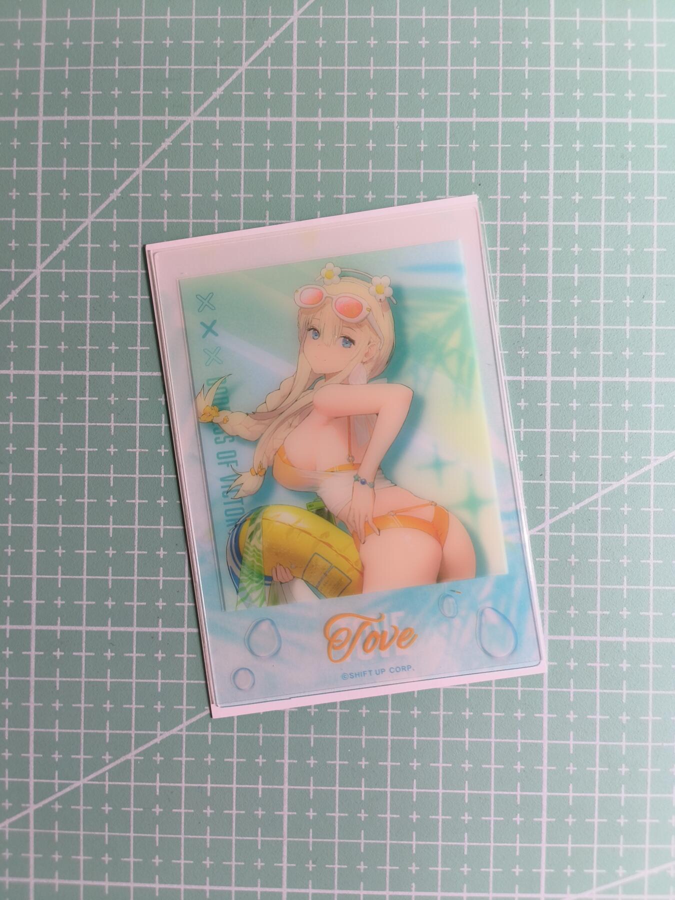 C先生卡牌 第26期 持续收拍品中…零手续费代拍 【透卡】胜利女神《NIKKE妮姬》夏日拍立得 限定卡 1张