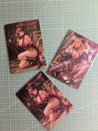 C先生卡牌 第26期 持续收拍品中…零手续费代拍 - 【粗闪】砖家卡牌《军魁》典藏卡 3张