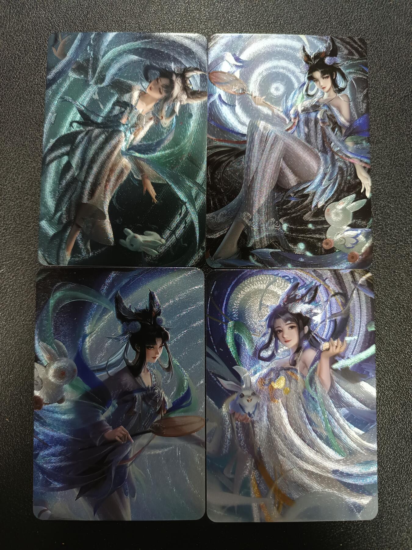 天玑星卡拍第184期《4.6周一截拍》持续收拍收评中 满赠卡需备注 宁缺卡牌 嫦娥 粗闪 四张