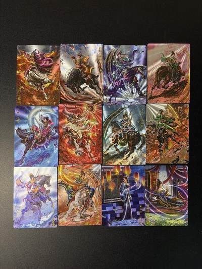 NO.29 好又多金牌大场，每周一站式配齐，方便凑单！（卖家送拍0抽成！周6晚9点截拍！） - 卡德曼 巾国水浒第二弹人物一套（颜色随机） 杆子 粗闪12张