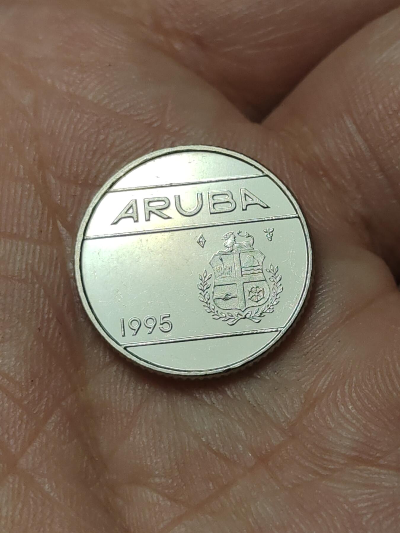 2026年第四十场(总第二百零九场）外国好品散币场(免佣金) 阿鲁巴🇦🇼1995年10分(贝娅特丽克丝女王时期，Bow–弓箭标)