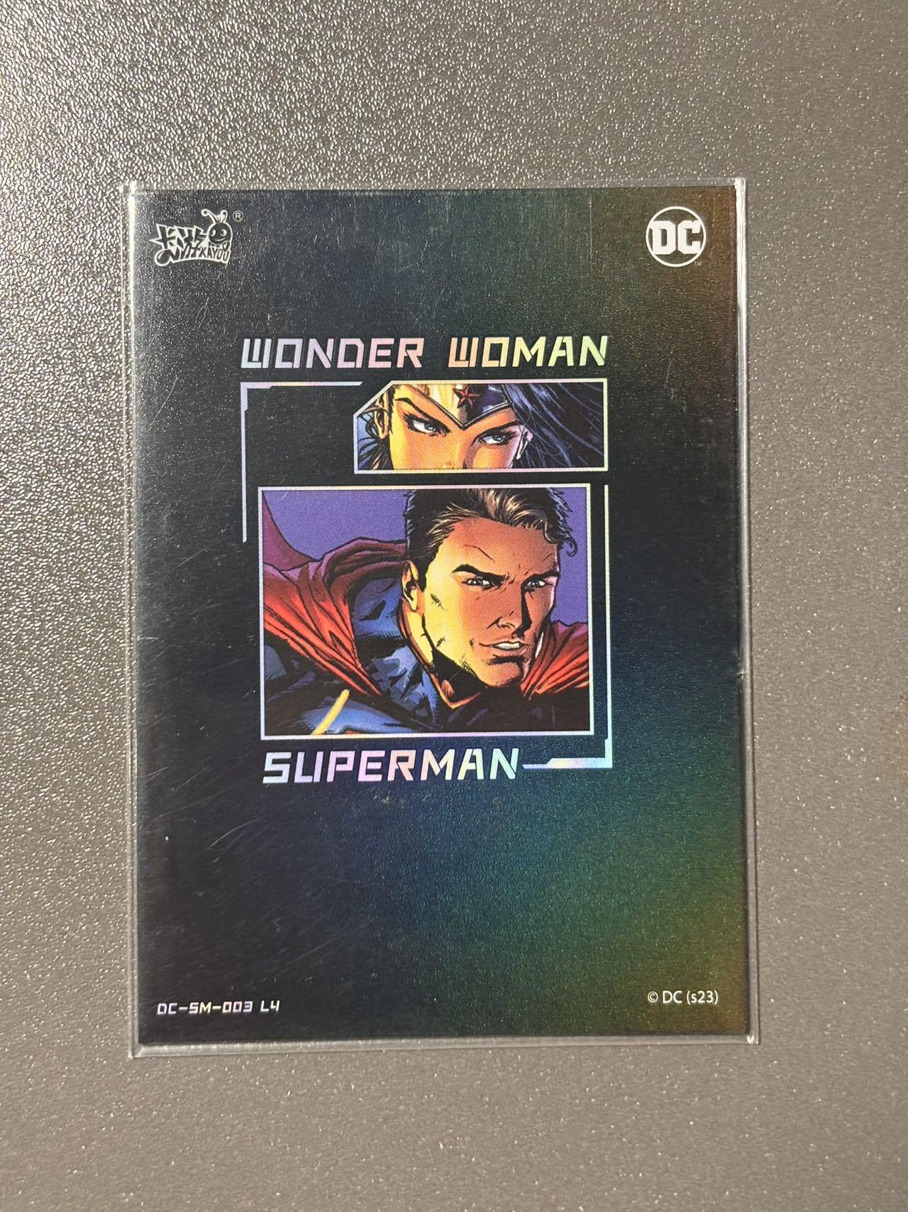 【梨花风起正清明】小王子卡拍第二十四场  卡游DC 传奇之证 宿命卡 神奇女侠&超人