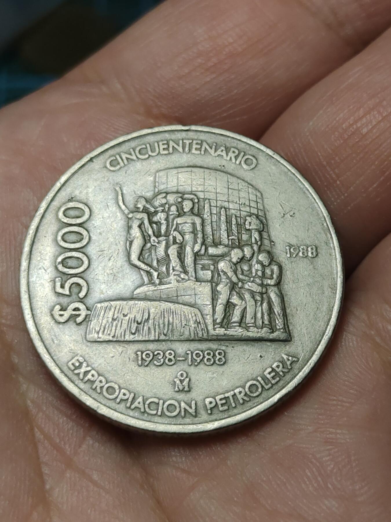 2026年第四十场(总第二百零九场）外国好品散币场(免佣金) 墨西哥🇲🇽1988年5000比索