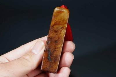 上海都达杂项专场103【全场包邮】  天然寿山老岭石素印章66-235