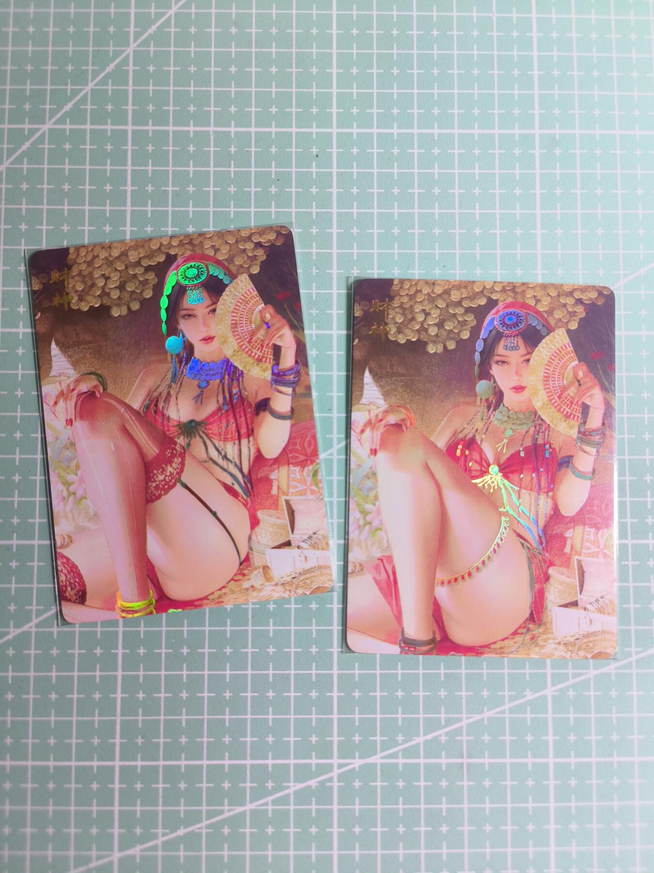 C先生卡牌 第26期 持续收拍品中…零手续费代拍 【彩闪】燎原文化×刷子《神姬传》财神 双服饰 近景