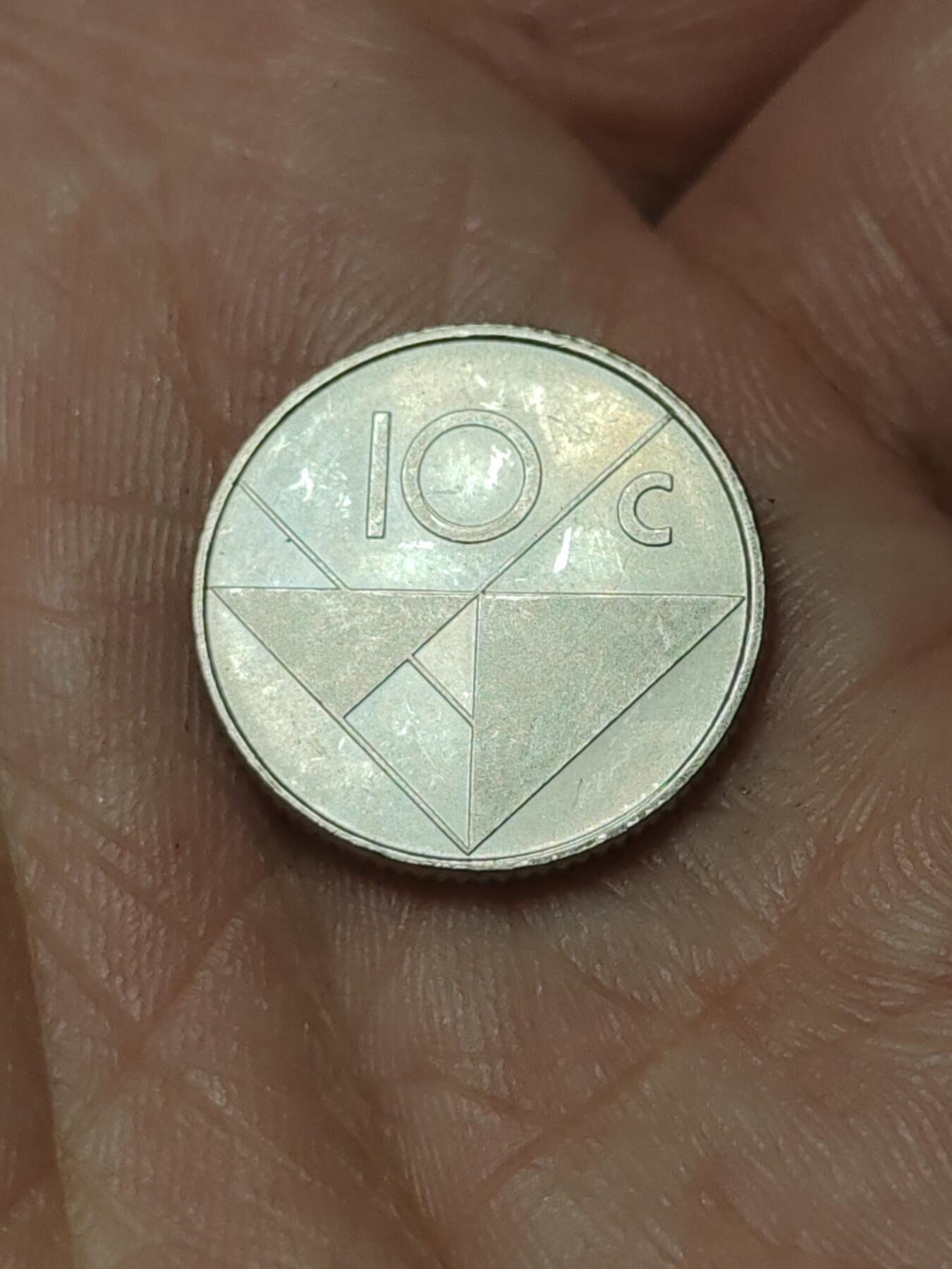 2026年第四十场(总第二百零九场）外国好品散币场(免佣金) 阿鲁巴🇦🇼1995年10分(贝娅特丽克丝女王时期，Bow–弓箭标)